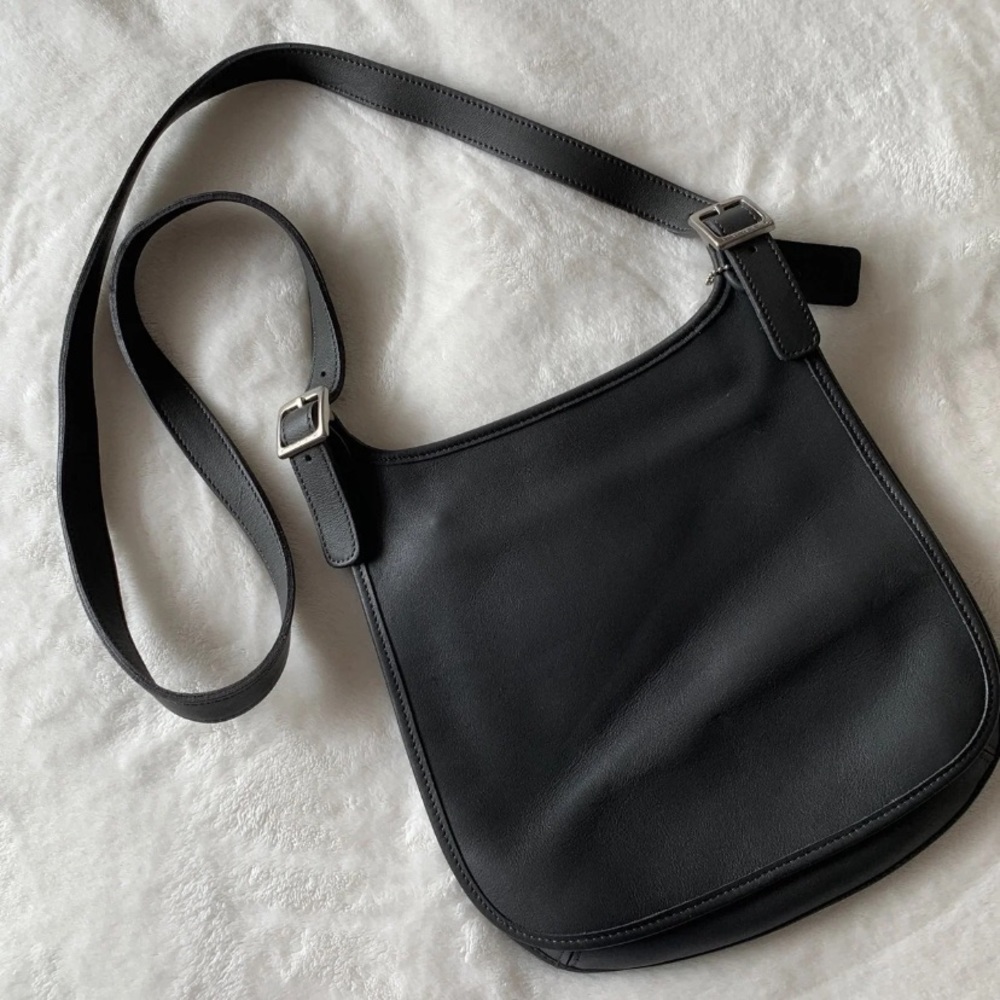 Vintage Coach Leather Saddle Crossbody
